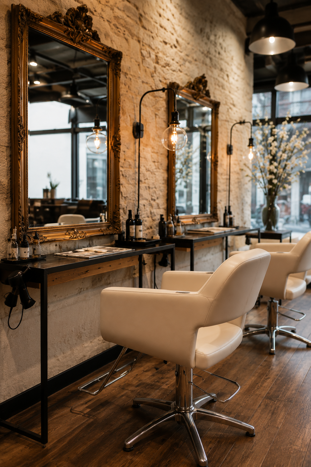 Coupe et coiffage au Studio Andreas