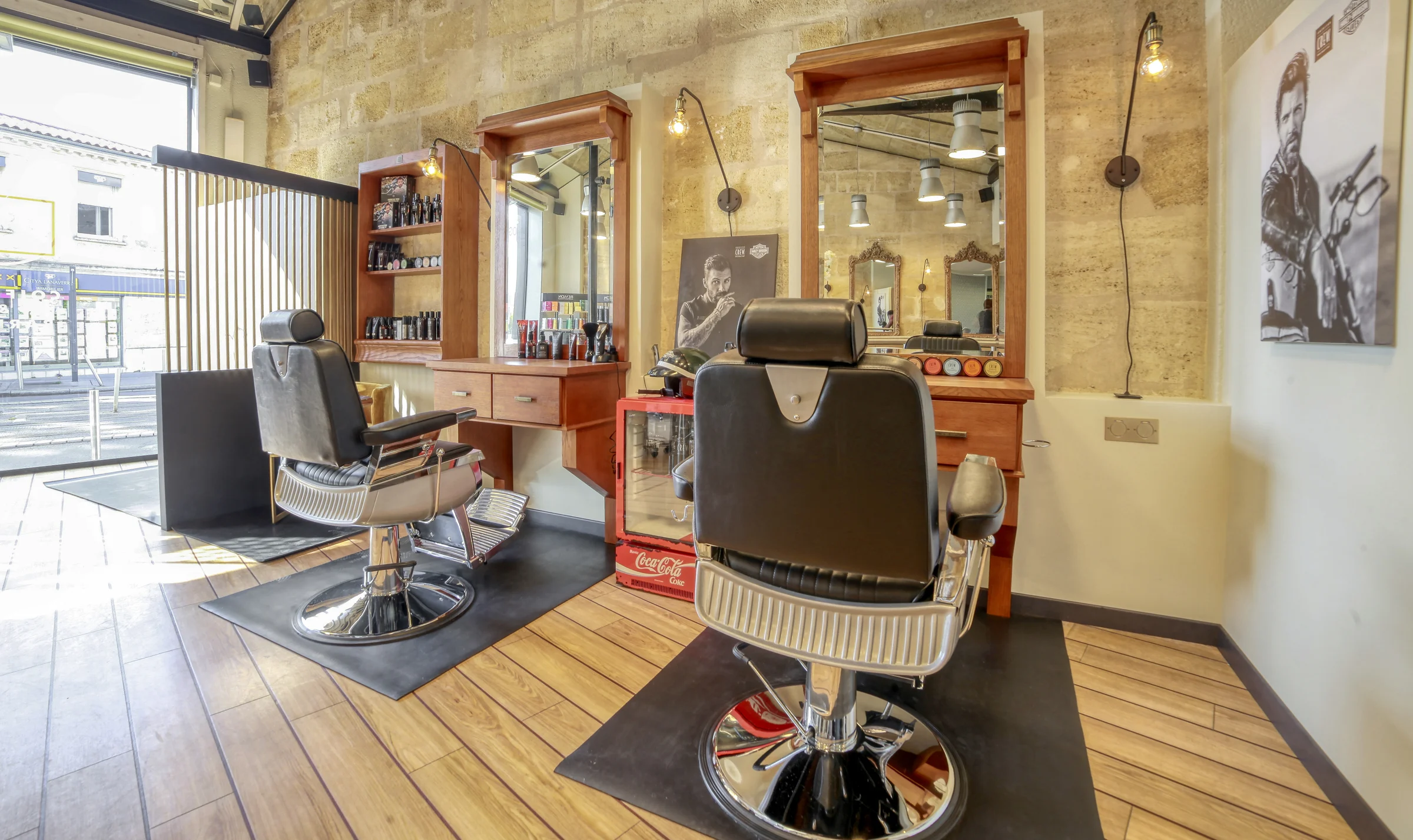 Espace barber du Studio Andreas